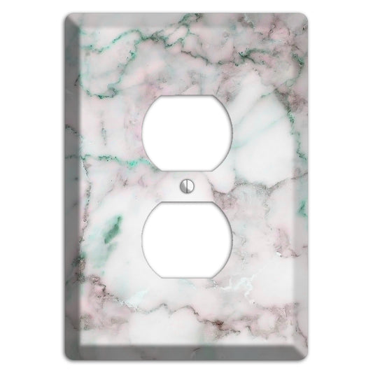 Nebula Marble Duplex Outlet Wallplate