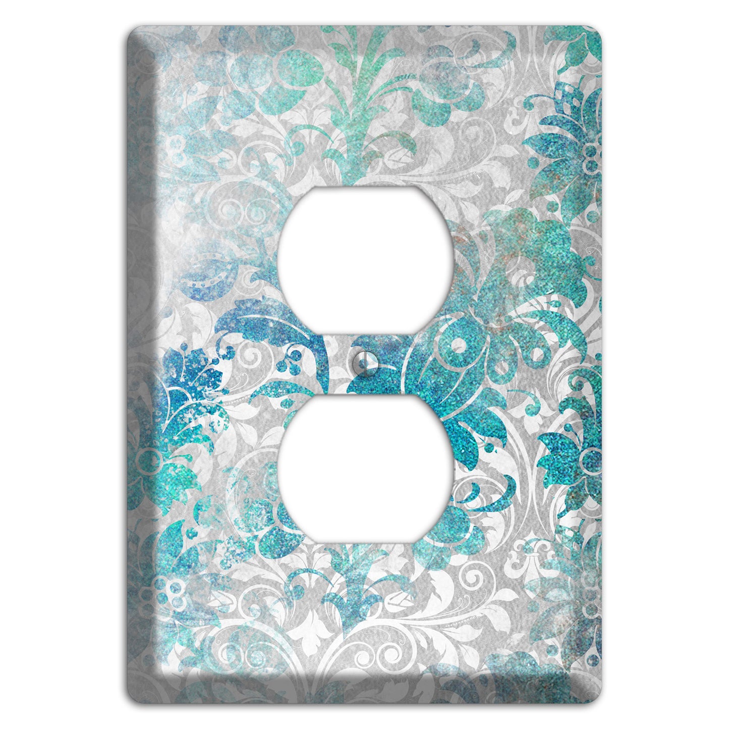 Gulf Stream Whimsical Damask Duplex Outlet Wallplate