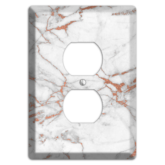 Copperfield Copper Duplex Outlet Wallplate