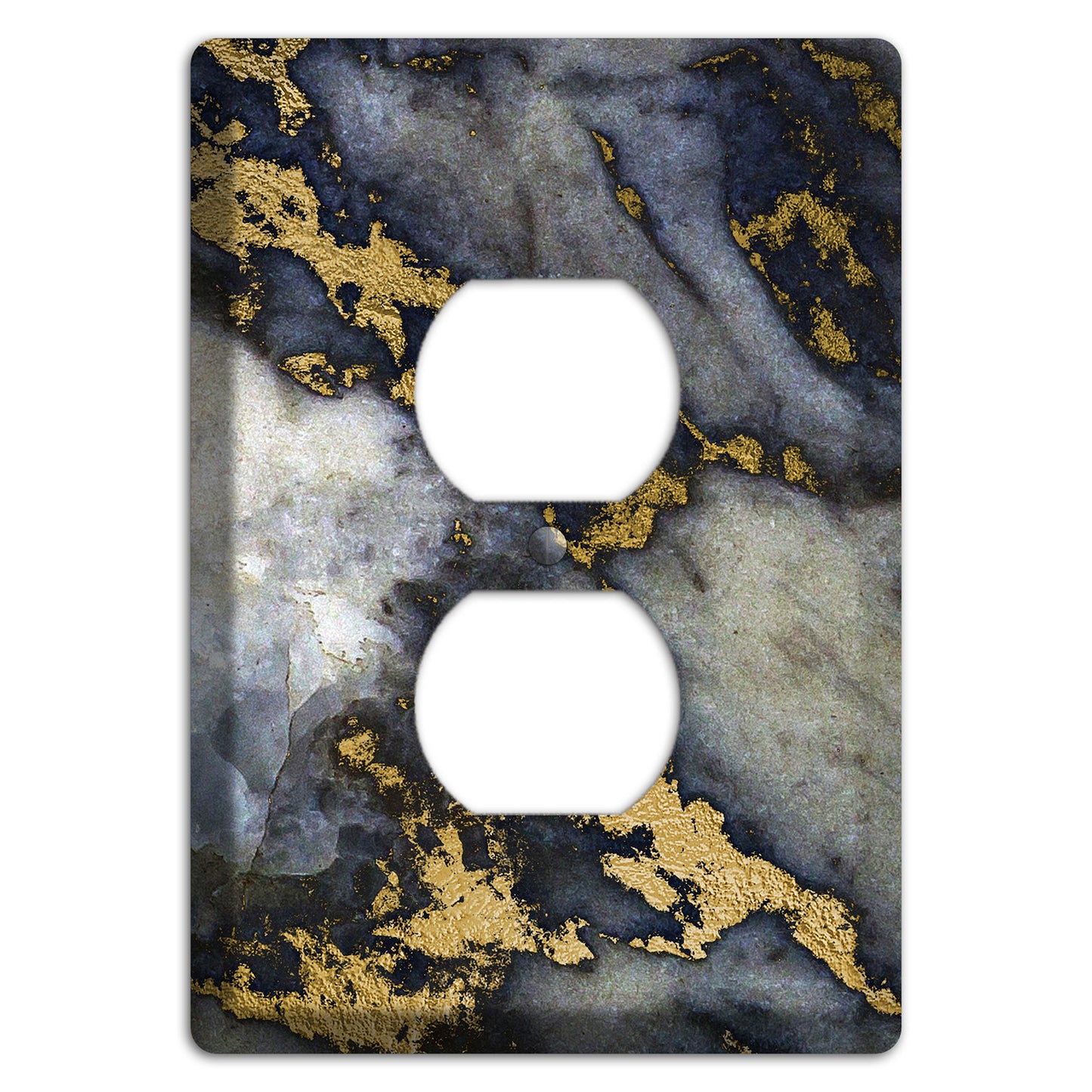 Shark Marble Duplex Outlet Wallplate