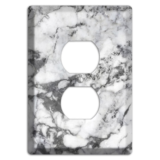 Scarpa Flow Marble Duplex Outlet Wallplate