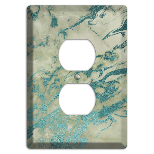 Locust Marble Duplex Outlet Wallplate