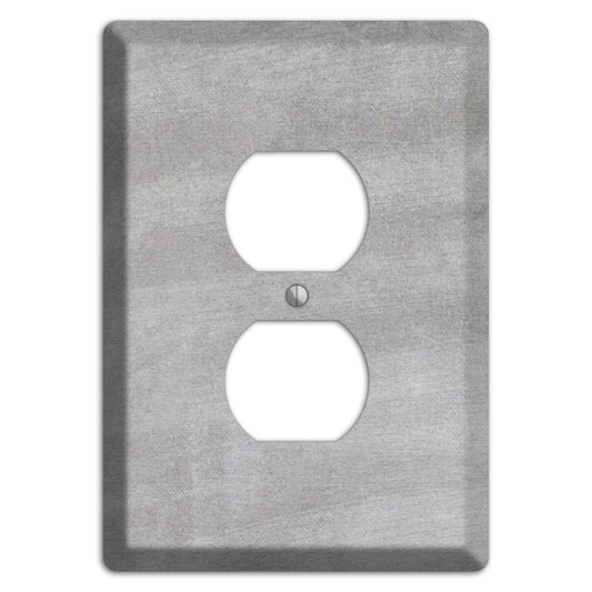 Chalk Light Grey Duplex Outlet Wallplate