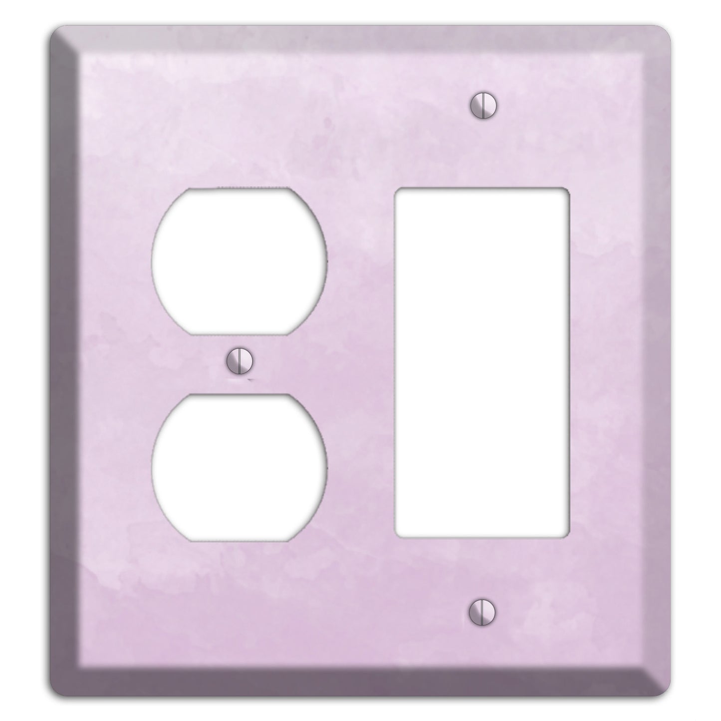 Lilac Ombre Duplex / Rocker Wallplate