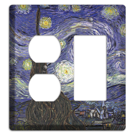 Vincent Van Gogh 4 Duplex / Rocker Wallplate