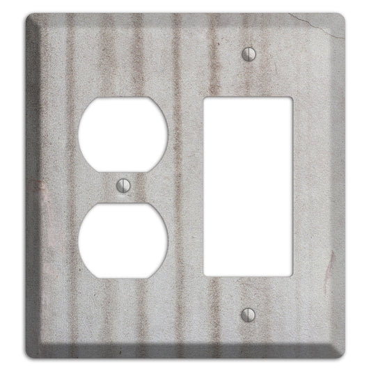 Old Concrete 2 Duplex / Rocker Wallplate