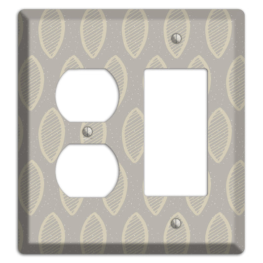 Simple Scandanavian Style W Duplex / Rocker Wallplate