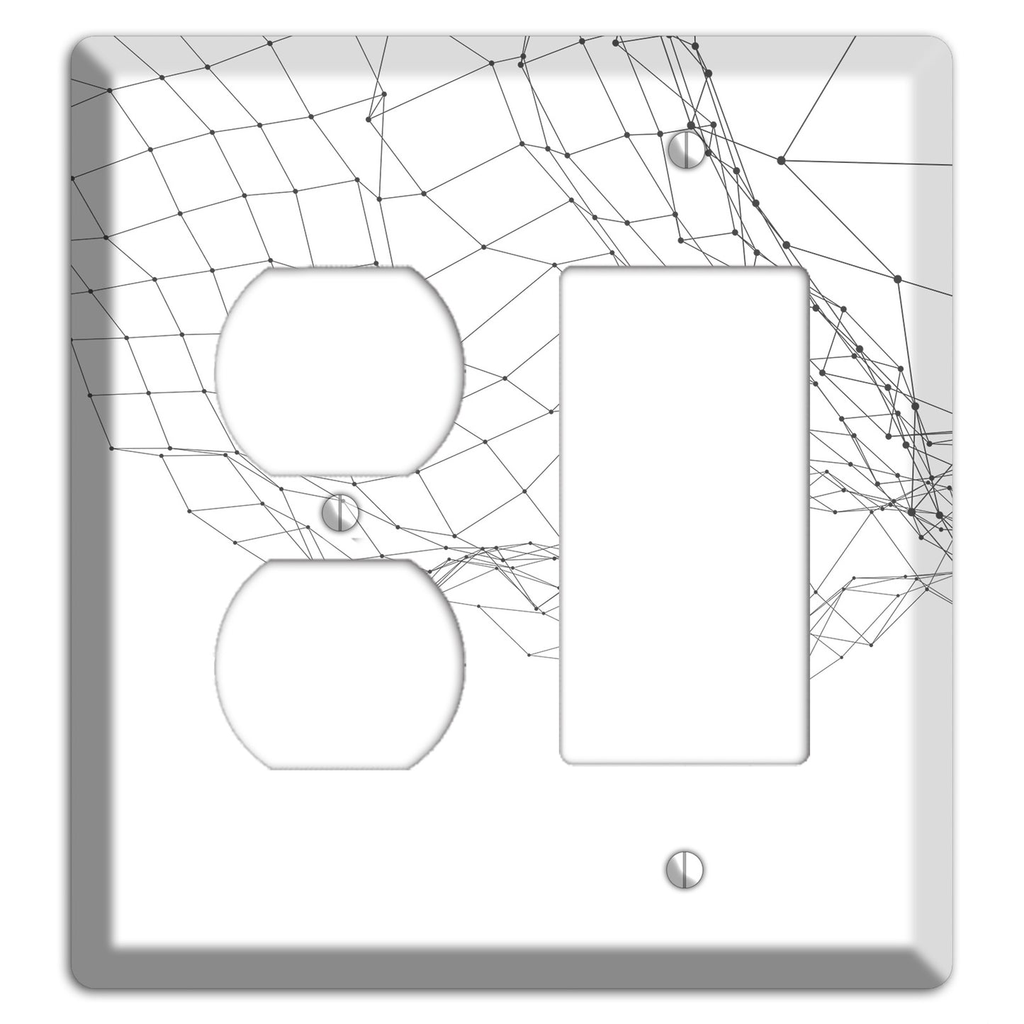 Linear I Duplex / Rocker Wallplate