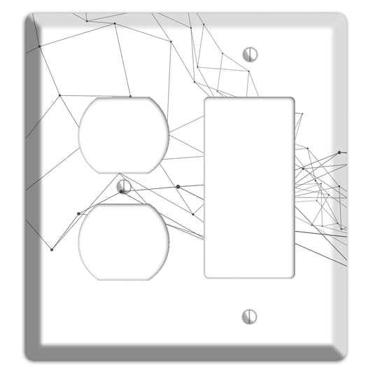 Linear F Duplex / Rocker Wallplate