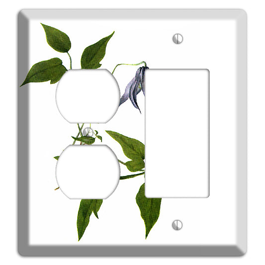 Clematis Columbiana Duplex / Rocker Wallplate