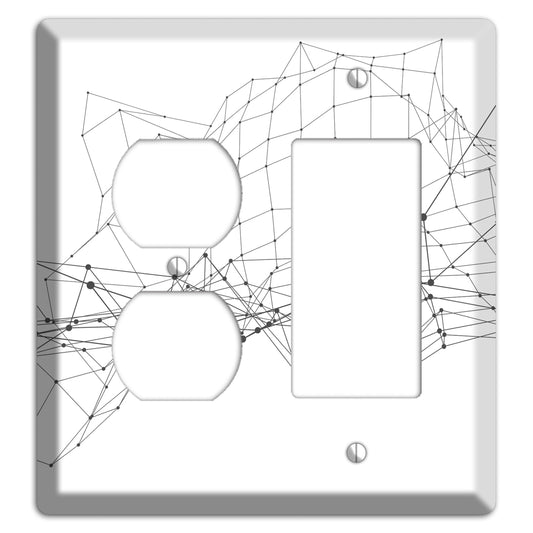 Linear K Duplex / Rocker Wallplate