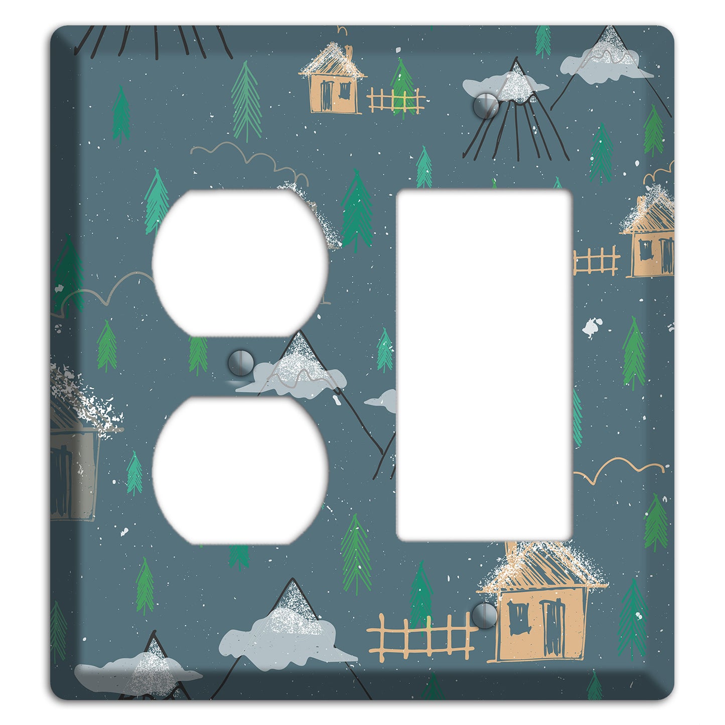 Wildlife Neighborhoods 1 Duplex / Rocker Wallplate