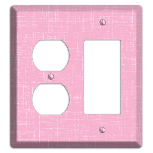 Chantilly Pink Texture Duplex / Rocker Wallplate