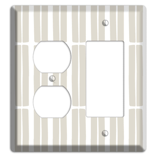 Simple Scandanavian Style FF Duplex / Rocker Wallplate