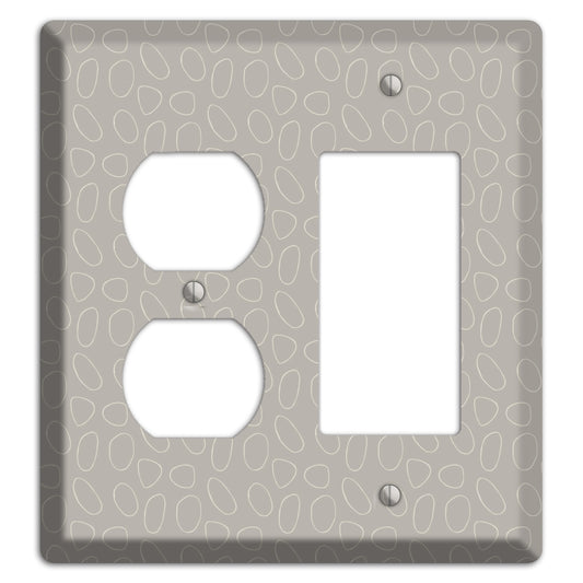 Simple Scandanavian Style E Duplex / Rocker Wallplate