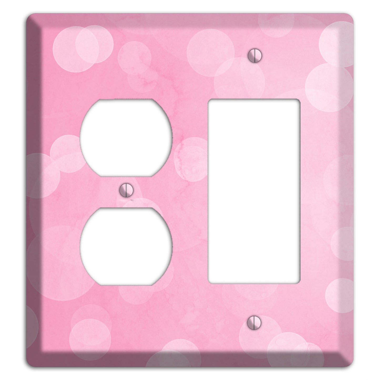 purple Pizzaz Pink Texture Duplex / Rocker Wallplate