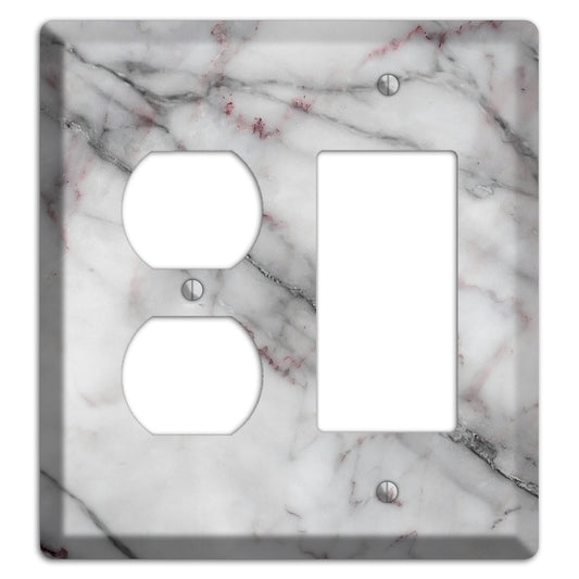 Scorpion Marble Duplex / Rocker Wallplate