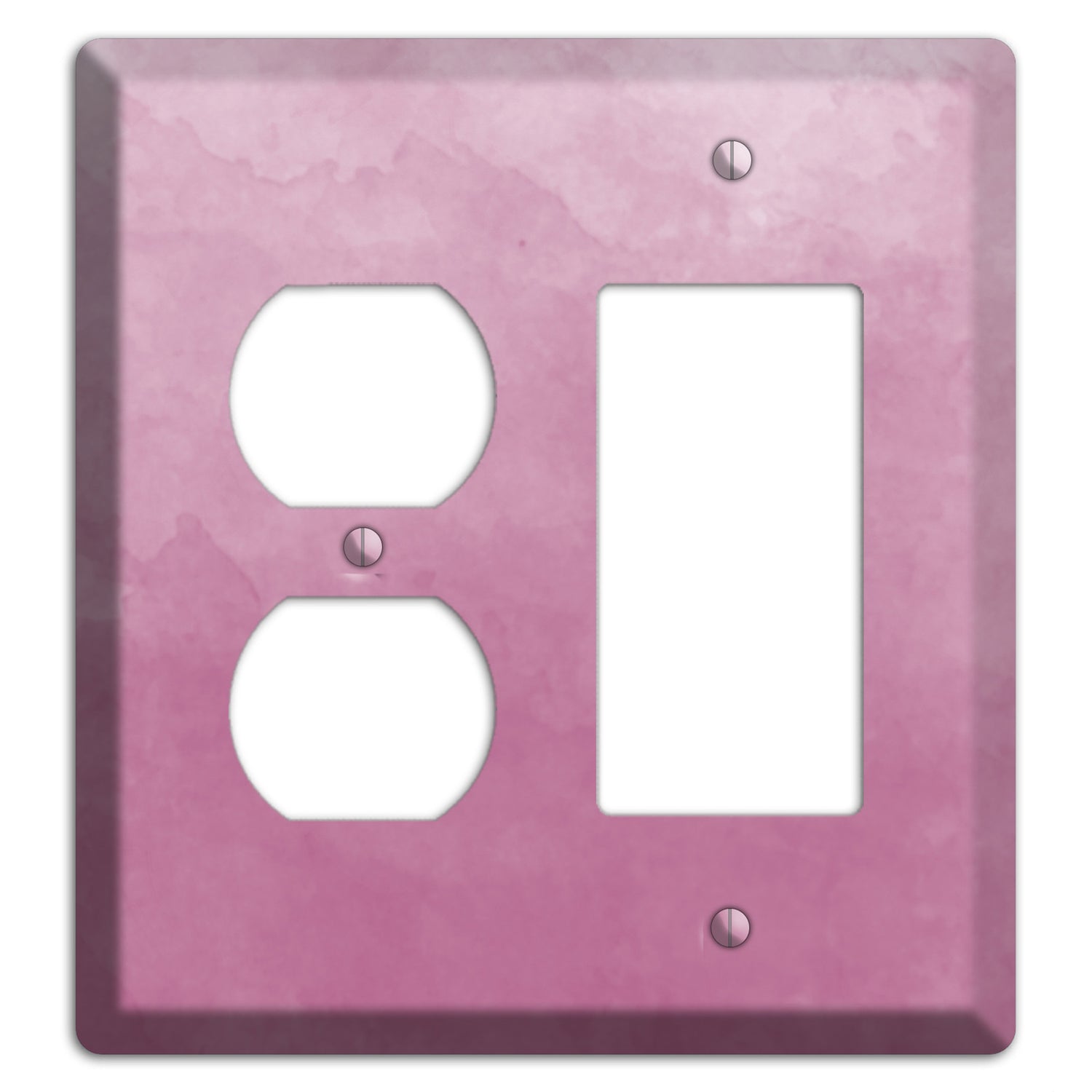 Purple Ombre Duplex / Rocker Wallplate