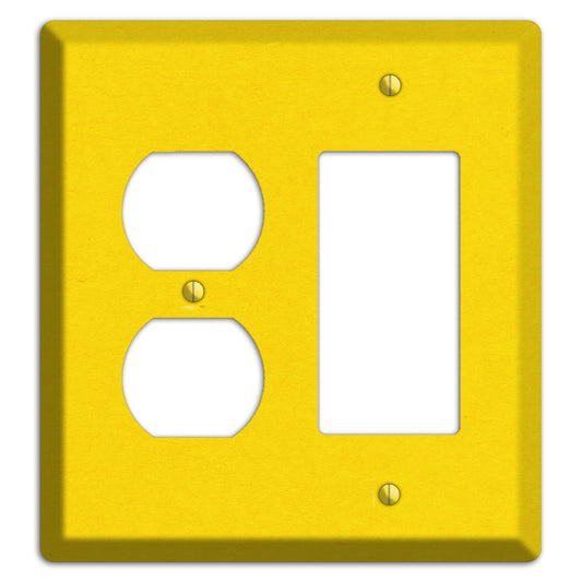 Moon Yellow Kraft Duplex / Rocker Wallplate