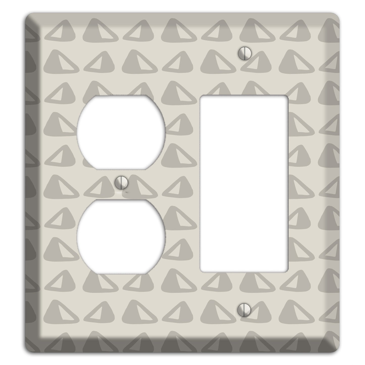 Simple Scandanavian Style NN Duplex / Rocker Wallplate