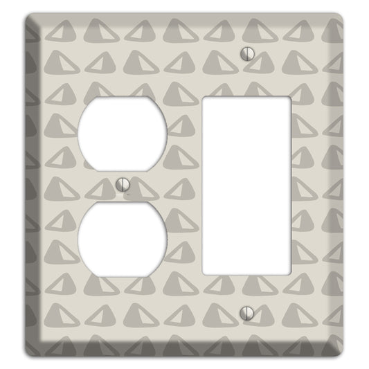 Simple Scandanavian Style NN Duplex / Rocker Wallplate