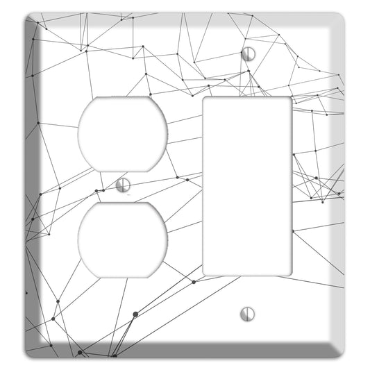Linear D Duplex / Rocker Wallplate