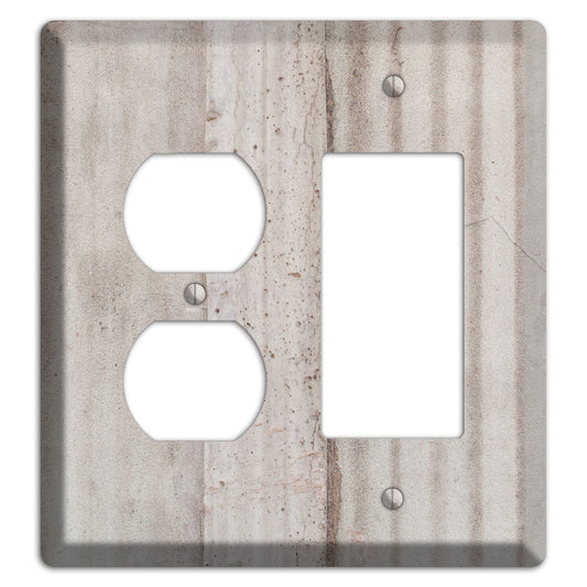 Old Concrete 5 Duplex / Rocker Wallplate