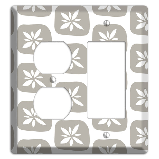 Simple Scandanavian Style GG Duplex / Rocker Wallplate