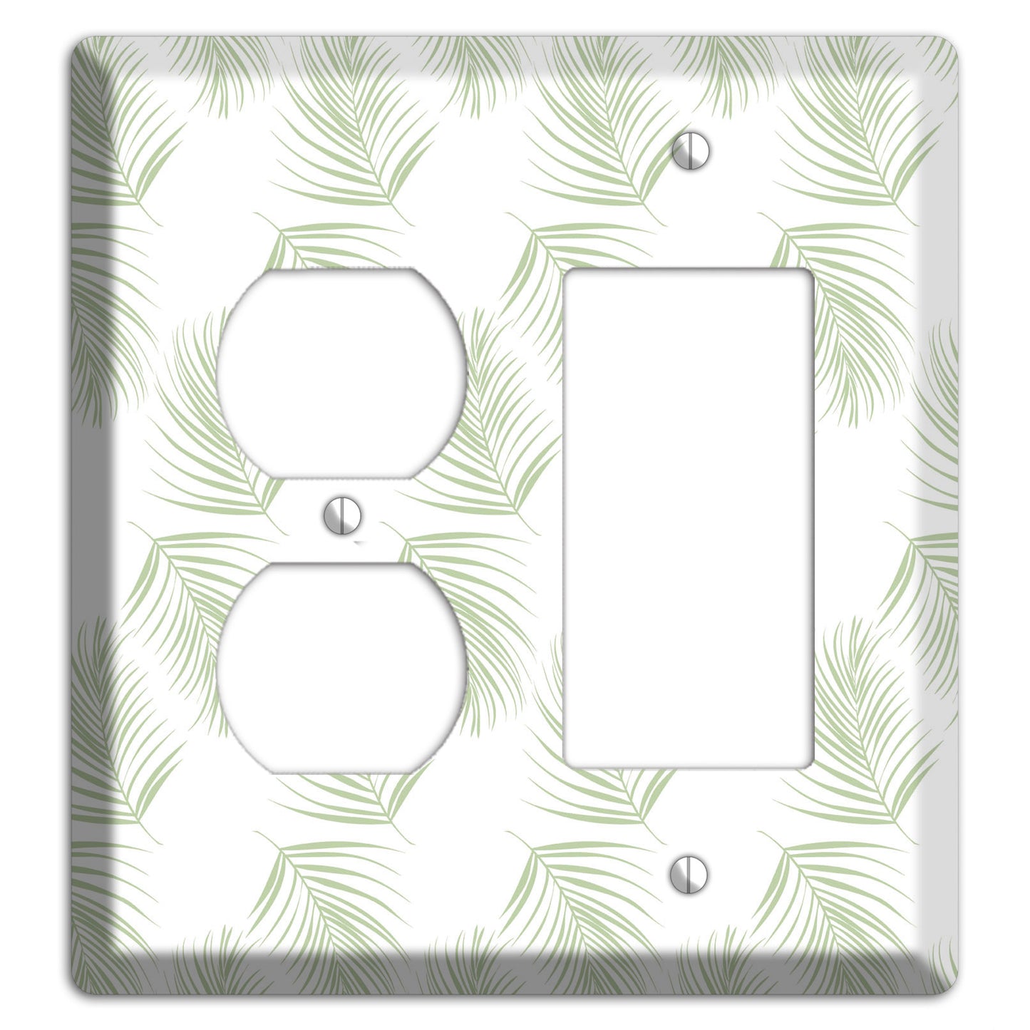 Leaves Style GG Duplex / Rocker Wallplate