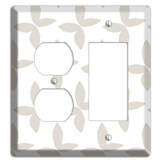 Simple Scandanavian Style O Duplex / Rocker Wallplate