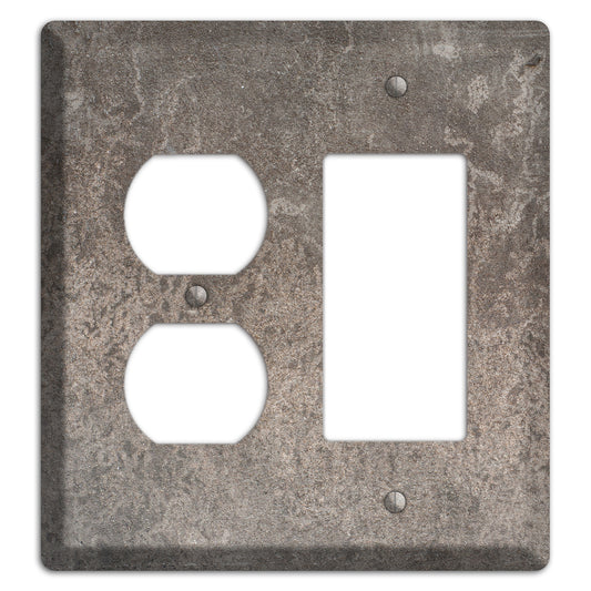 Old Concrete 1 Duplex / Rocker Wallplate