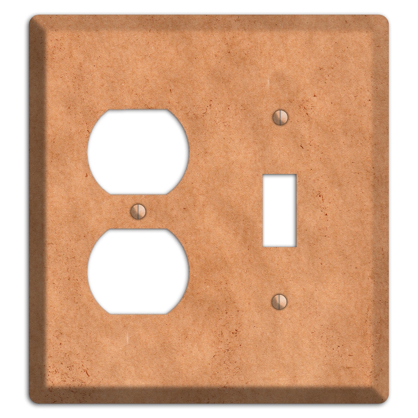 Aged Paper 7 Duplex / Toggle Wallplate