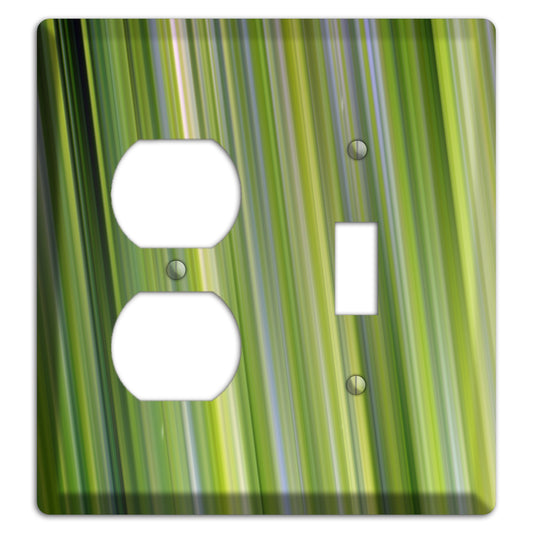 Green Ray of Light Duplex / Toggle Wallplate