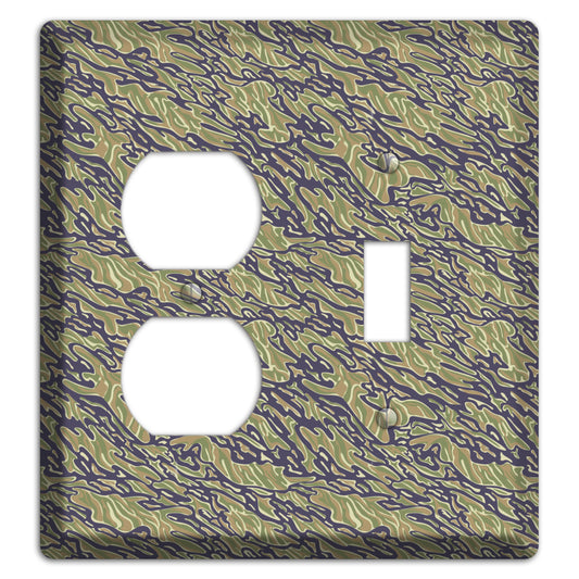 Vietnam Tiger 2 Camo Duplex / Toggle Wallplate