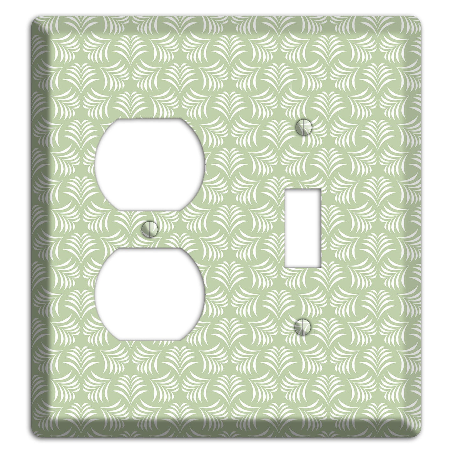 Leaves Style V Duplex / Toggle Wallplate