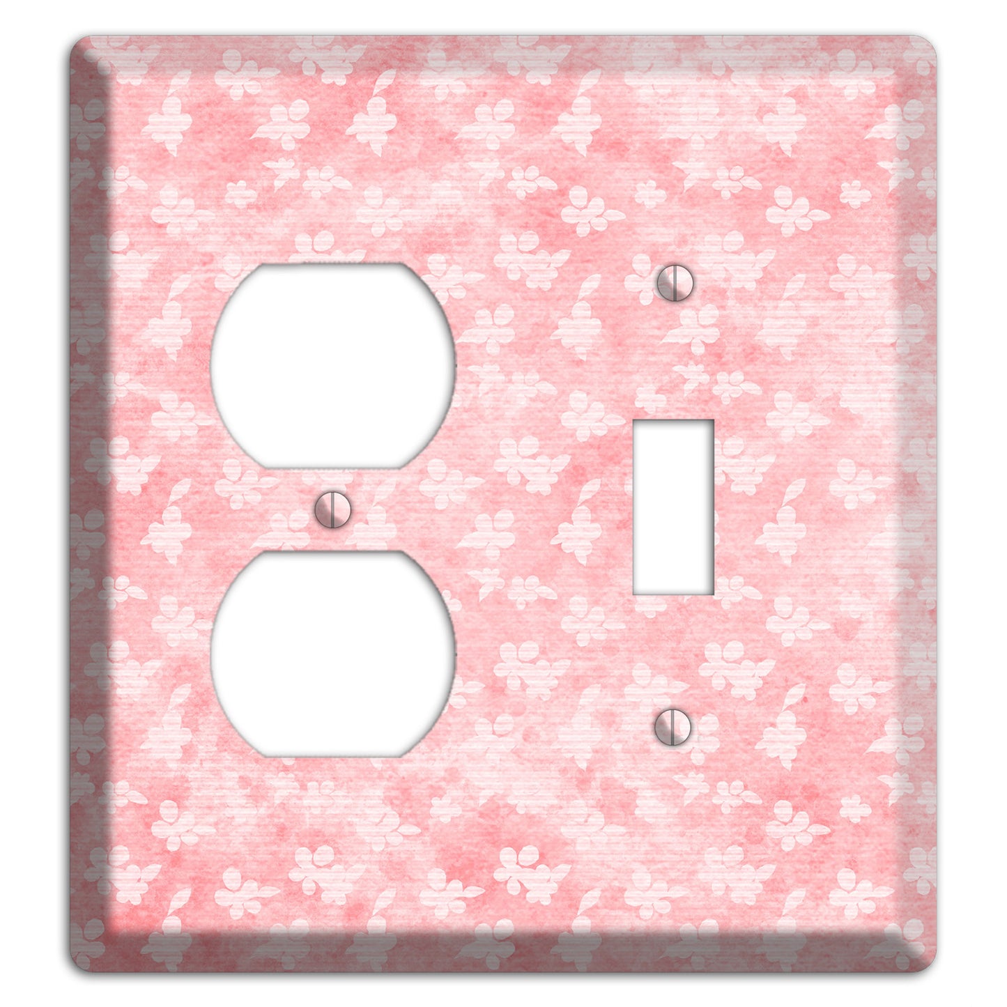 Abbey Soft Coral Duplex / Toggle Wallplate