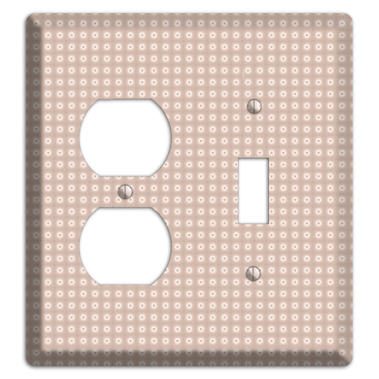 Beige with Circled Stars Duplex / Toggle Wallplate