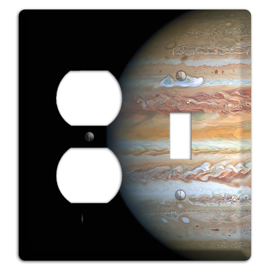 Hubble's View of Jupiter and Europa Duplex / Toggle Wallplate