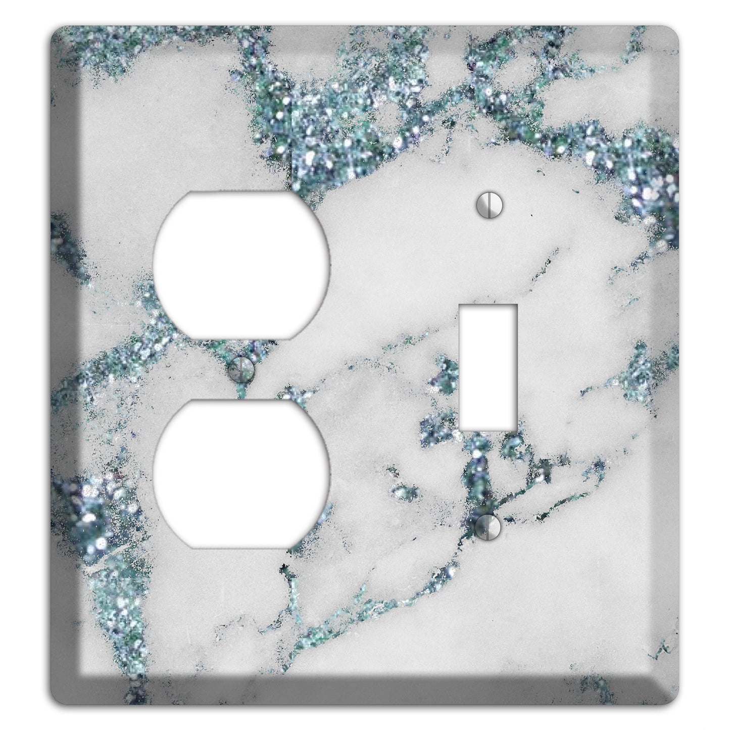 Gumbo Marble Duplex / Toggle Wallplate