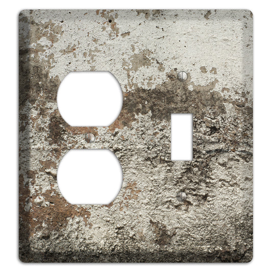 Old Concrete 12 Duplex / Toggle Wallplate