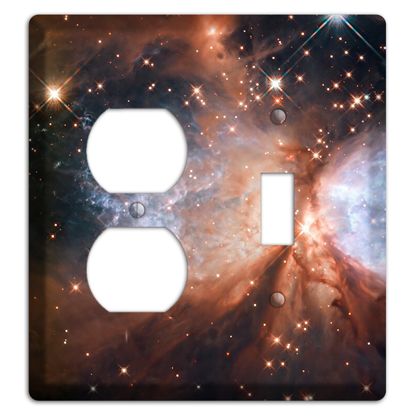 star-forming Duplex / Toggle Wallplate