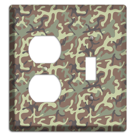 Jungle 1948 Camo Duplex / Toggle Wallplate