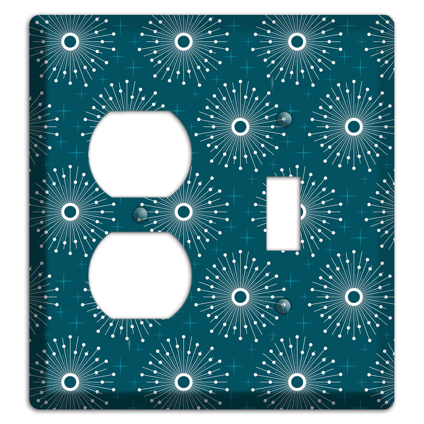 Star Burst Duplex / Toggle Wallplate