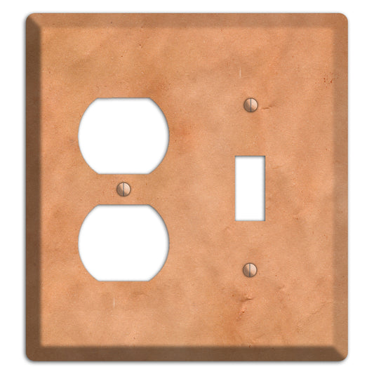 Aged Paper 11 Duplex / Toggle Wallplate