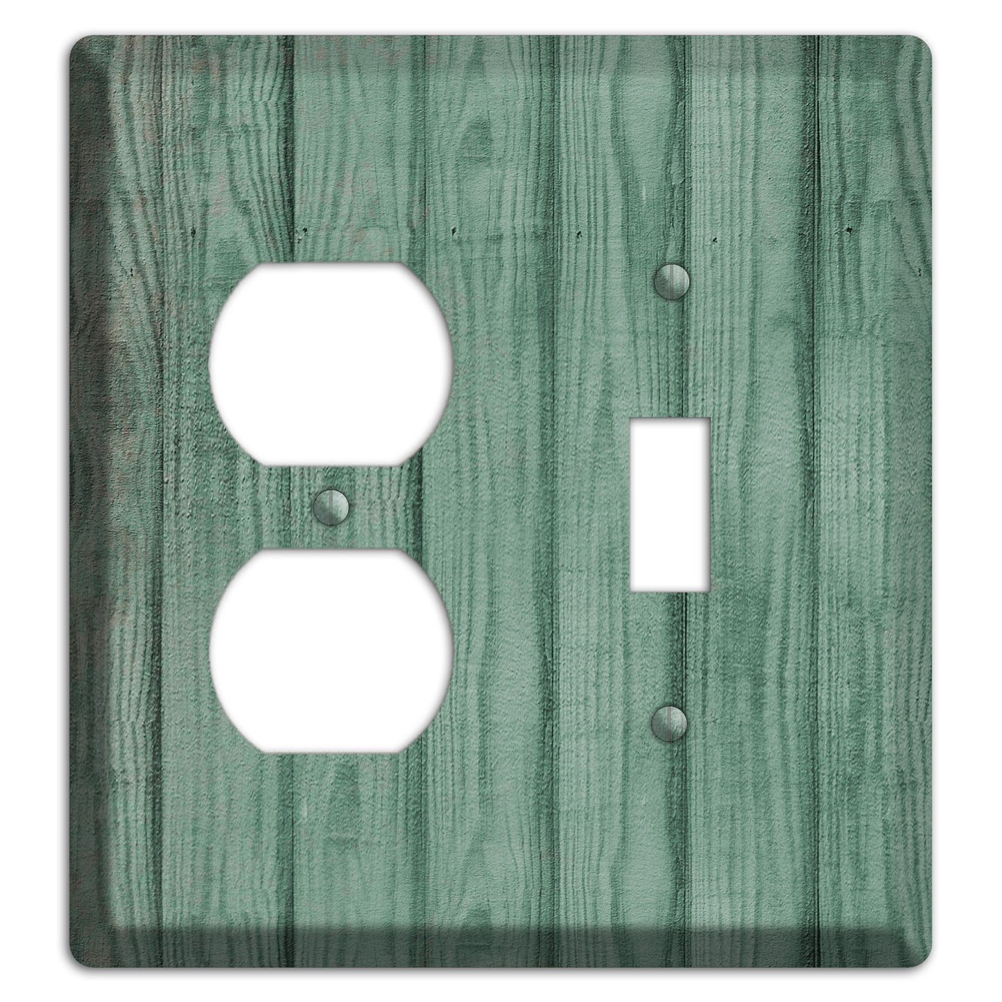 Laurel Weathered Wood Duplex / Toggle Wallplate