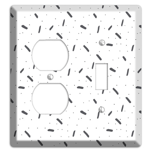 Abstract 13 Duplex / Toggle Wallplate