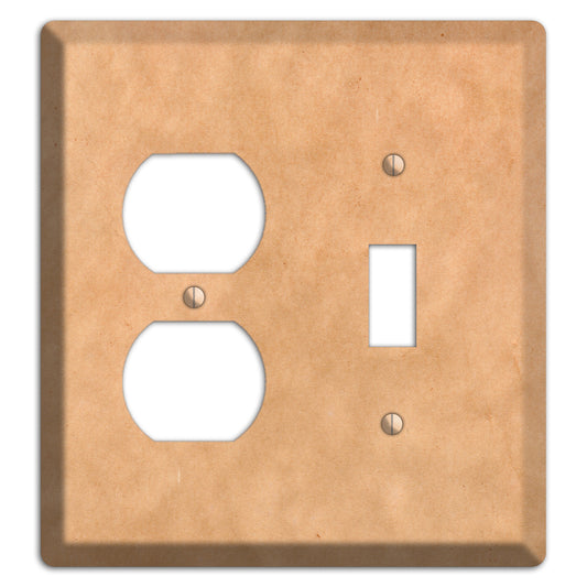 Aged Paper 10 Duplex / Toggle Wallplate