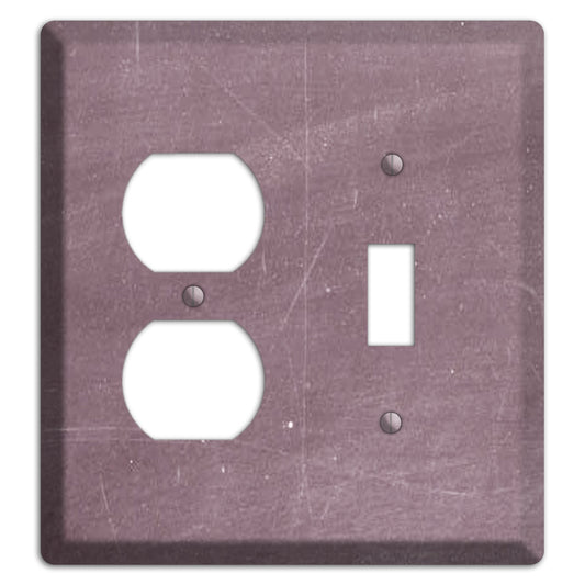 Chalk Maroon Duplex / Toggle Wallplate