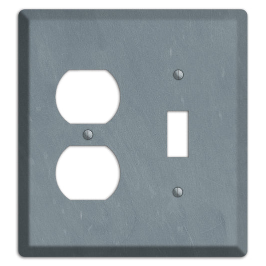 Chalk Slate Duplex / Toggle Wallplate