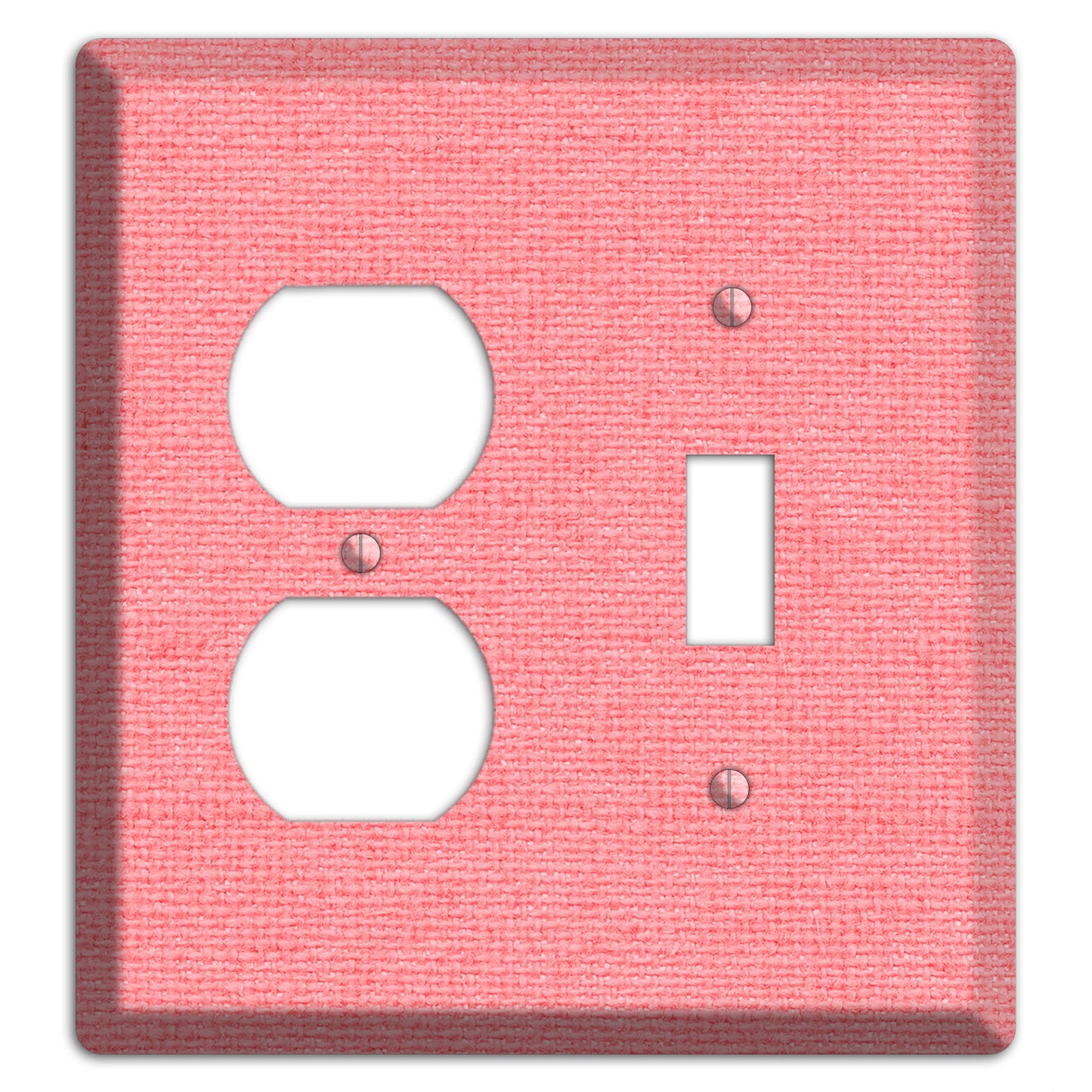 Sweet Pink Soft Coral Duplex / Toggle Wallplate